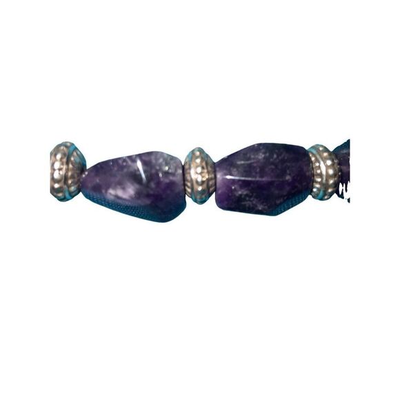 Natural Amethyst Bracelet - Picture 12 of 16